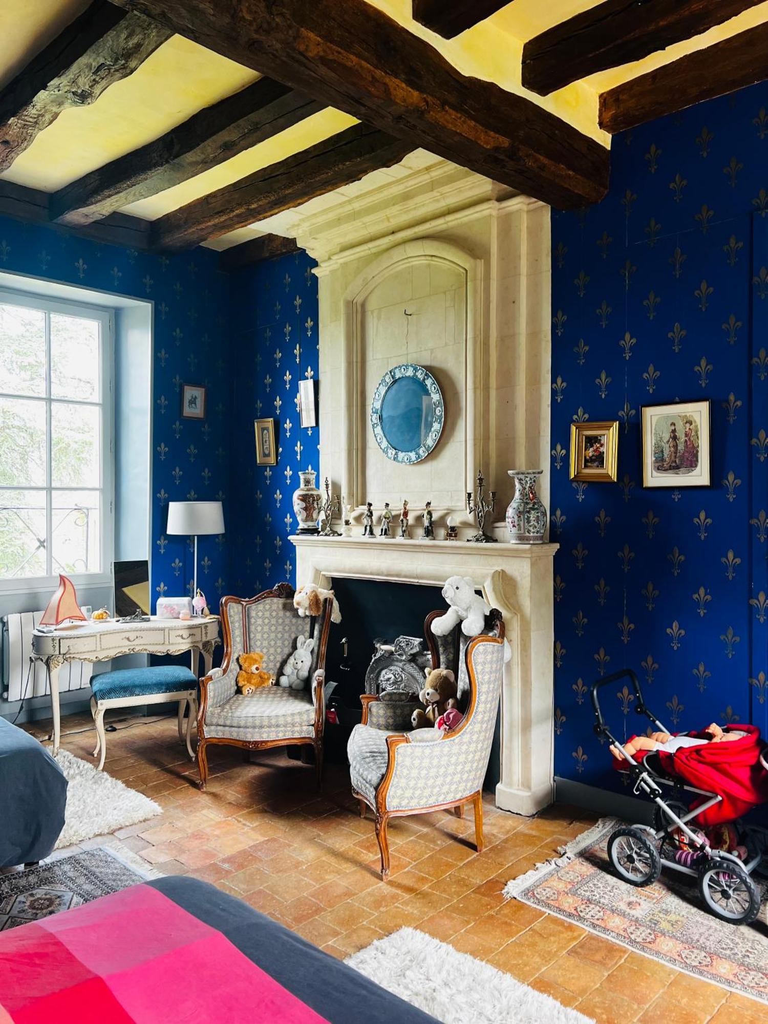 Allonnes  Chateau De La Thibaudiere Bois Savary - Chambre Familiale Du Roi المظهر الخارجي الصورة
