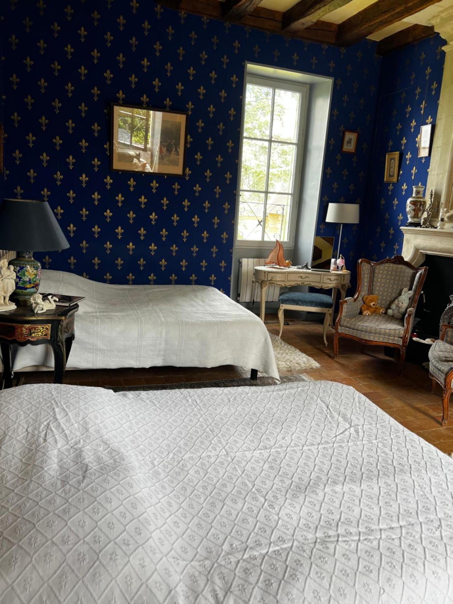 Allonnes  Chateau De La Thibaudiere Bois Savary - Chambre Familiale Du Roi المظهر الخارجي الصورة